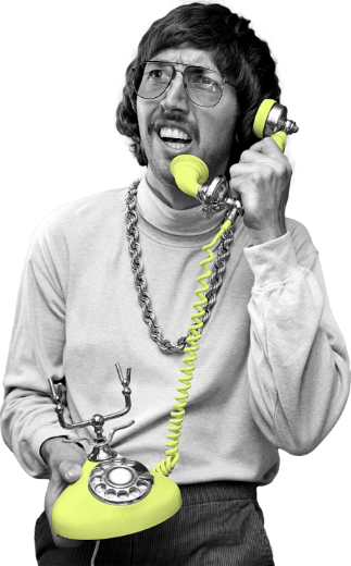 Goofy Get in Touch Guy