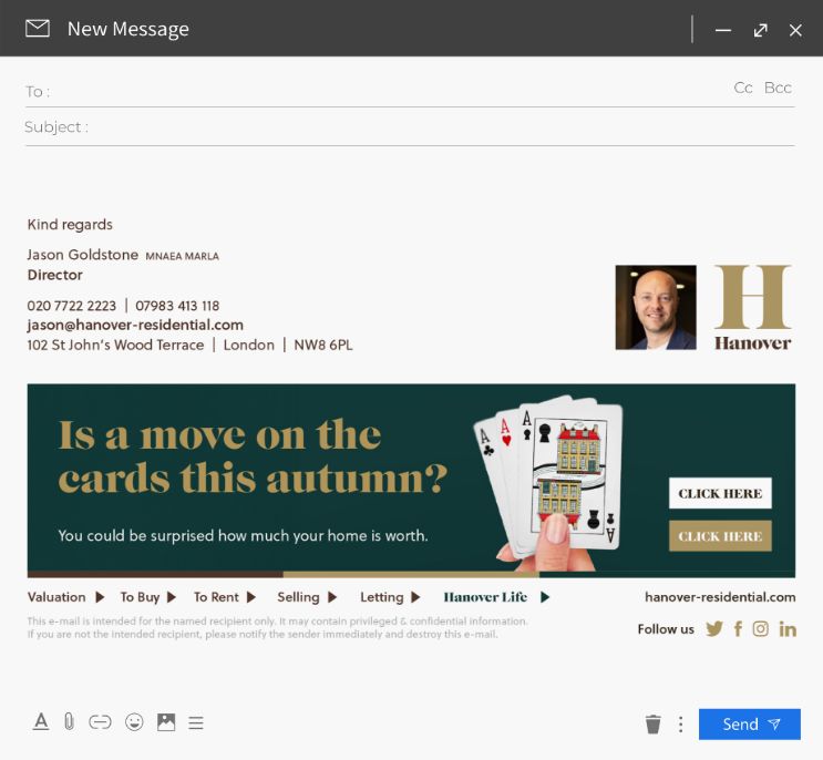 Hanover Residential email signature