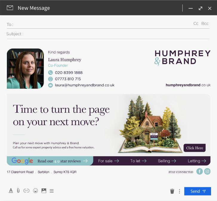 humphrey and Brand email signature