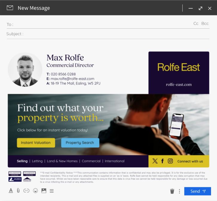 Rolfe East email signature